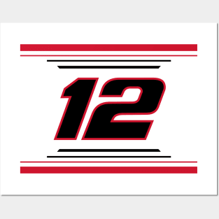 Ryan Blaney #12 2024 NASCAR Design Posters and Art